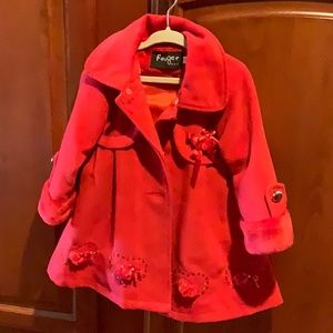 Kids Red Coat size - Kids (girls) 1